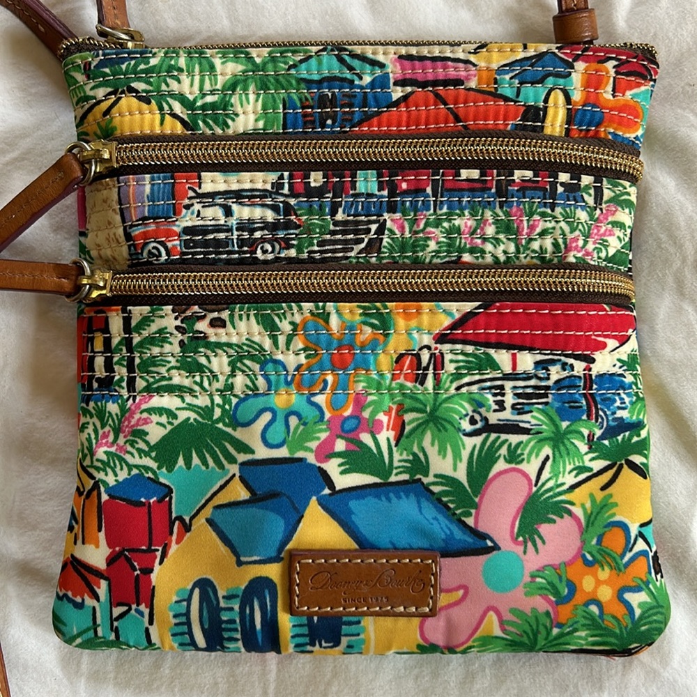 Dooney and Bourke Crossbody Bag - Rare Tropical Print